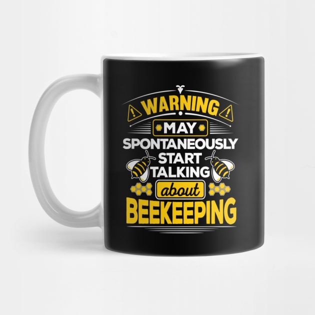 Beekeeper Beekeeping Spontaneously Gift Present by Krautshirts